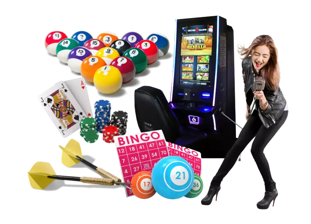 Games and entertainment at Stage Stop include billiards, darts, bingo, blackjack, electronic gaming and karaoke