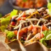 Taco Salad served in a tortilla shell bowl